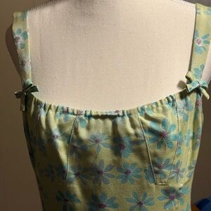 Nanette Lepore Floral Dress - Green and Blue